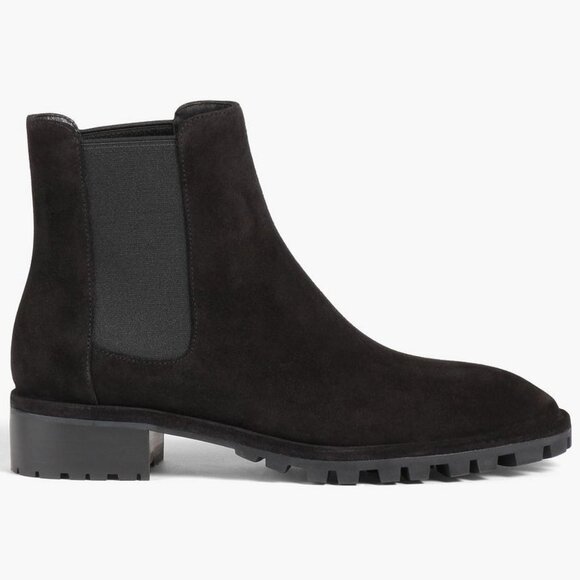 stuart weitzman laine suede chelsea boots